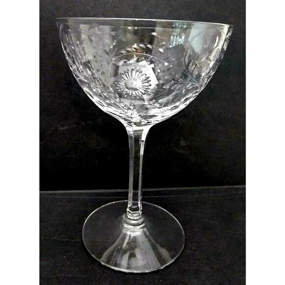 Vintage Seneca Tapestry Champagne Glasses Set Of 4 - Picture 1 of 6